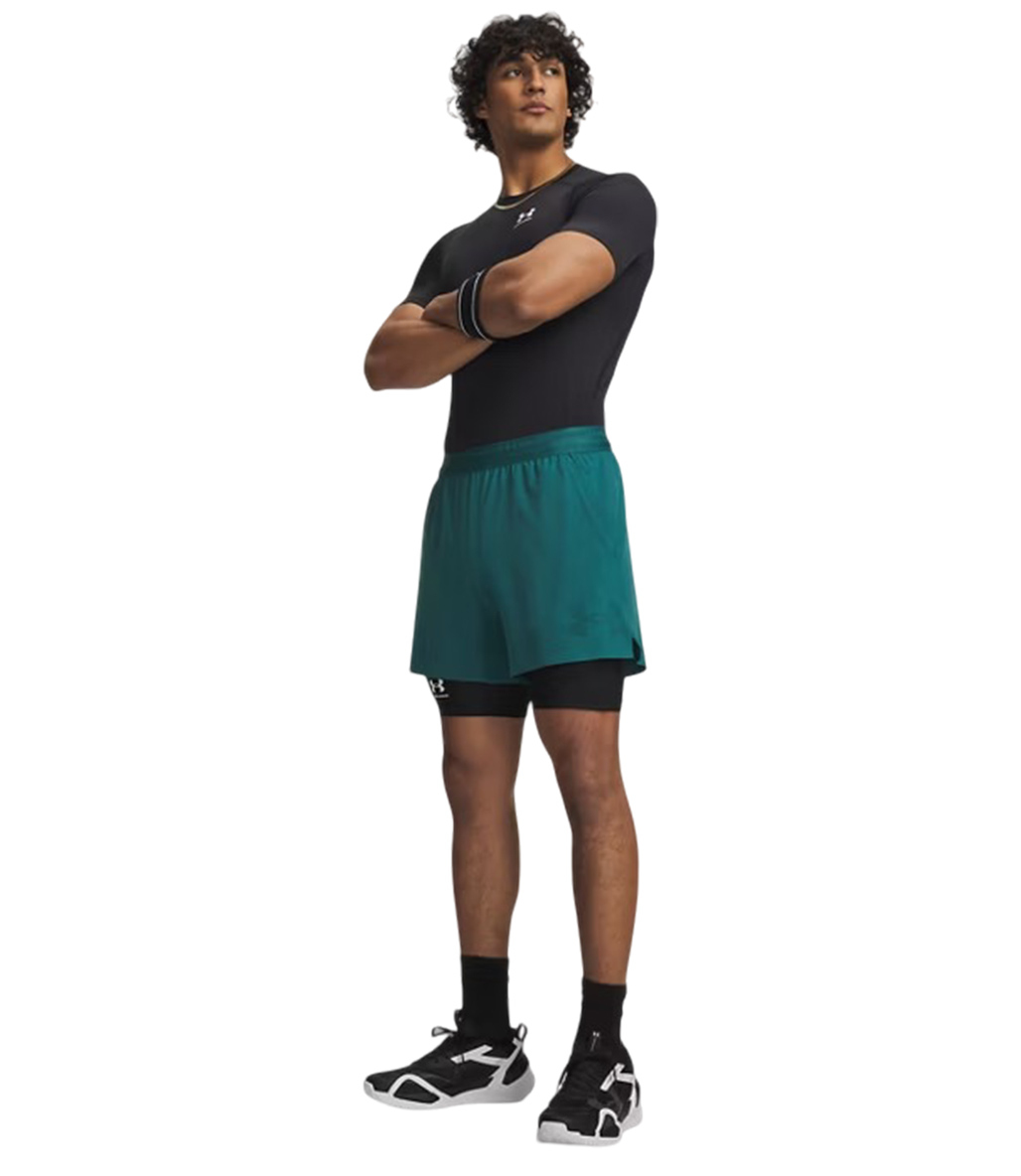 Under Armour HeatGear Compression 6" Şort Siyah