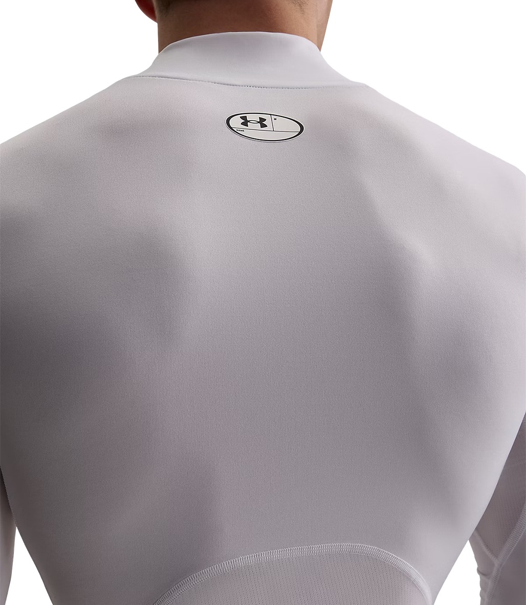 Under Armour HeatGear Compression Mock Uzun Kollu T-Shirt Beyaz