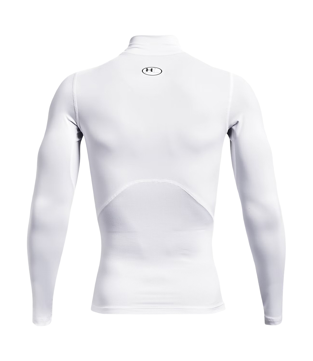 Under Armour HeatGear Compression Mock Uzun Kollu T-Shirt Beyaz