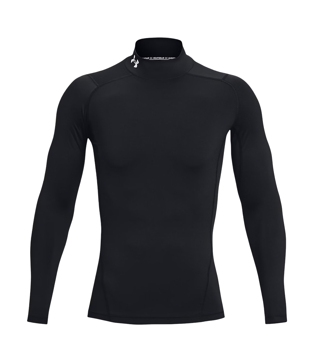 Under Armour HeatGear Compression Mock Uzun Kollu T-Shirt Siyah