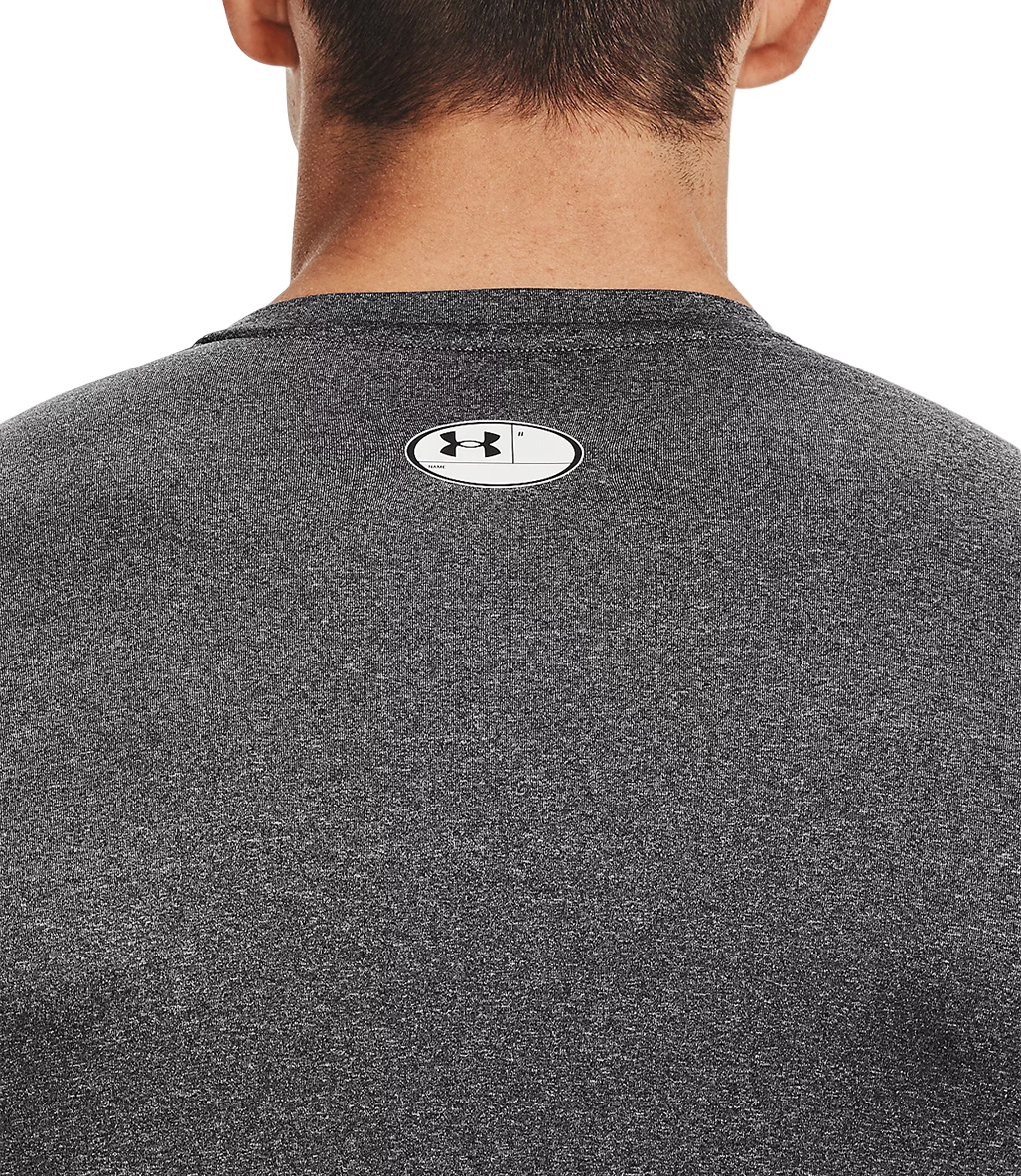 Under Armour HeatGear Compression Uzun Kollu T-Shirt Gri
