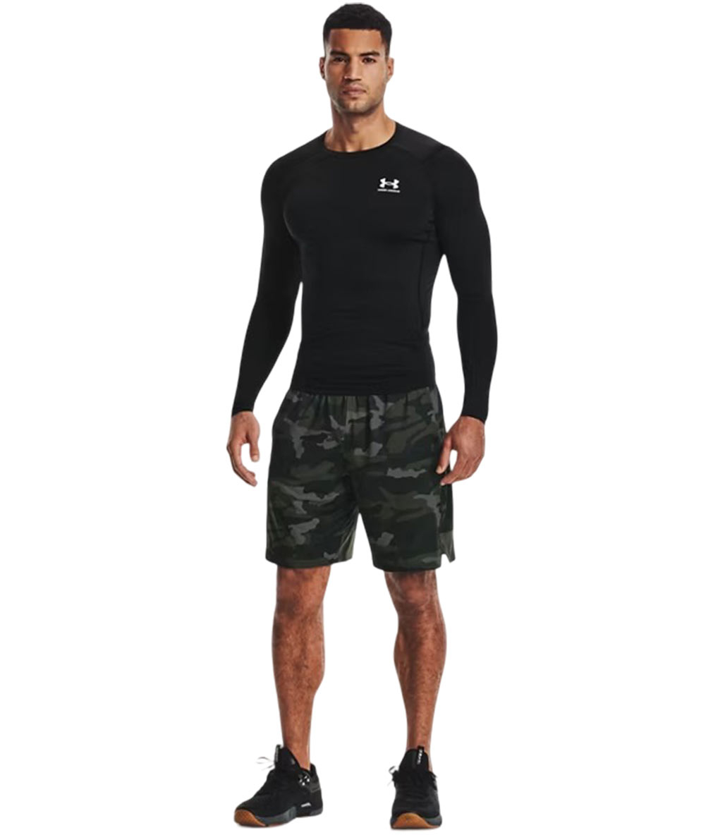 Under Armour Heatgear Compression Uzun Kollu T-Shirt Siyah