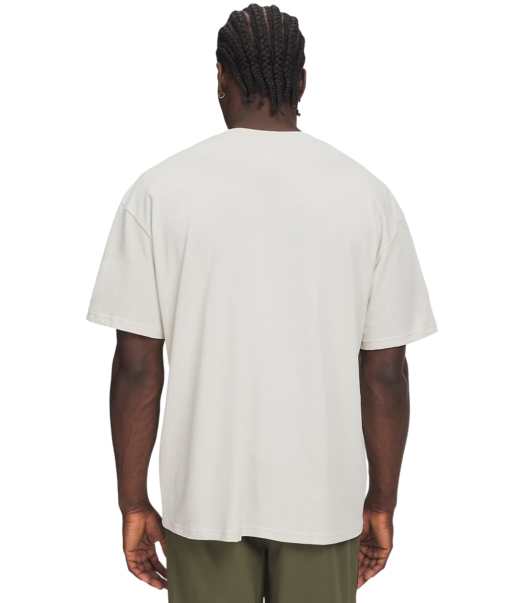 Under Armour Heavyweight Metal Logo Kısa Kollu T-Shirt Beyaz
