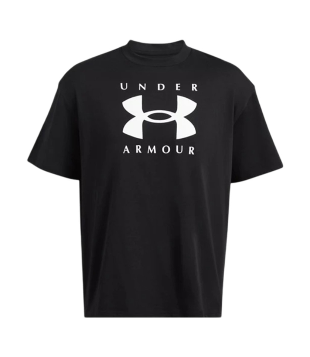 Under Armour Heavyweight Oversize Kısa Kollu T-Shirt Siyah