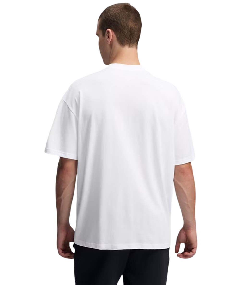 Under Armour Heavyweight Oversize SM Box Kısa Kollu T-Shirt Beyaz