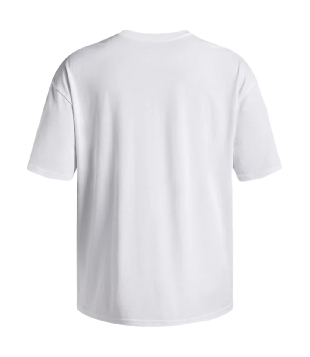 Under Armour Heavyweight Oversize SM Box Kısa Kollu T-Shirt Beyaz