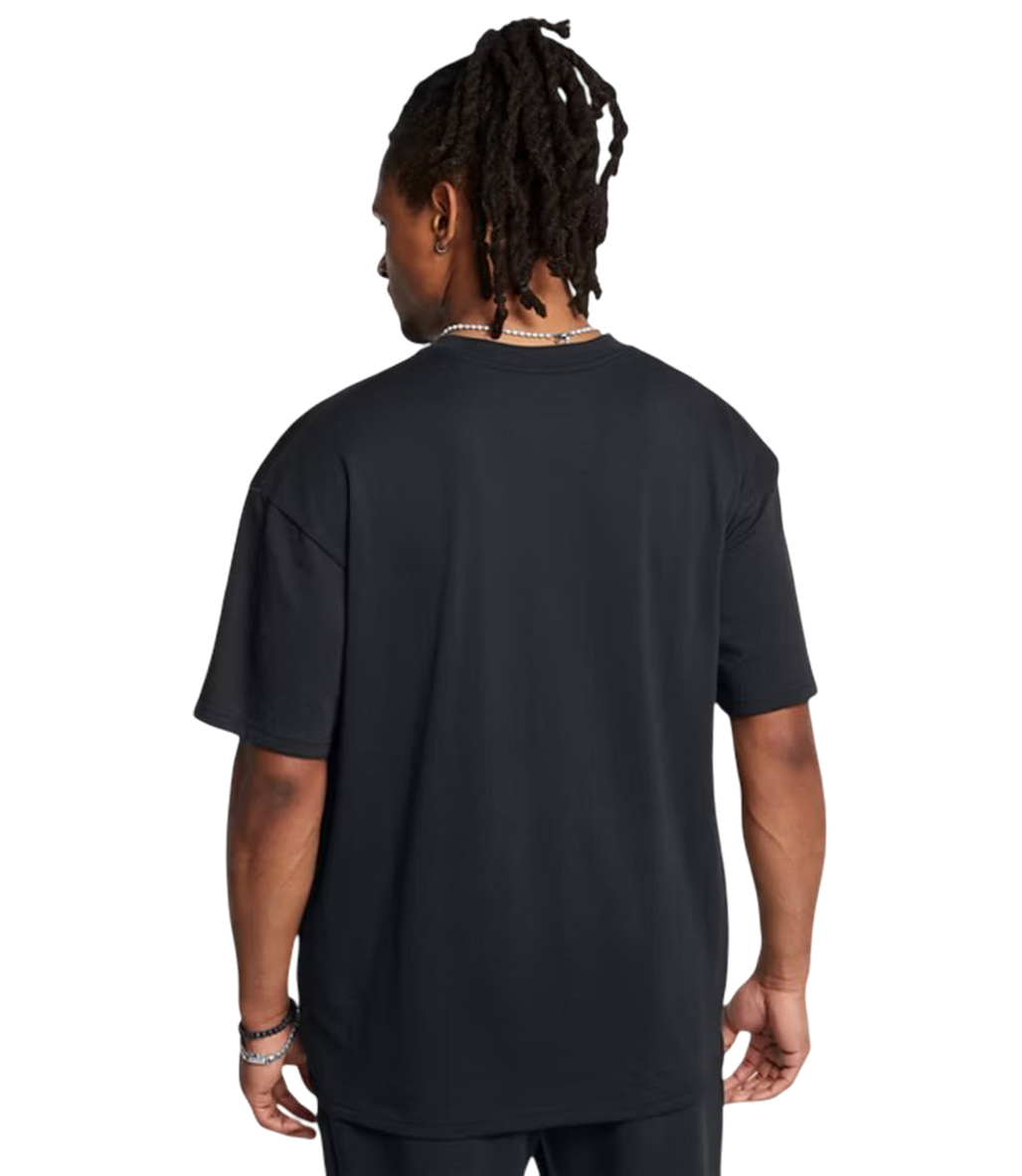 Under Armour Heavyweight Oversize SM Box Kısa Kollu T-Shirt Siyah