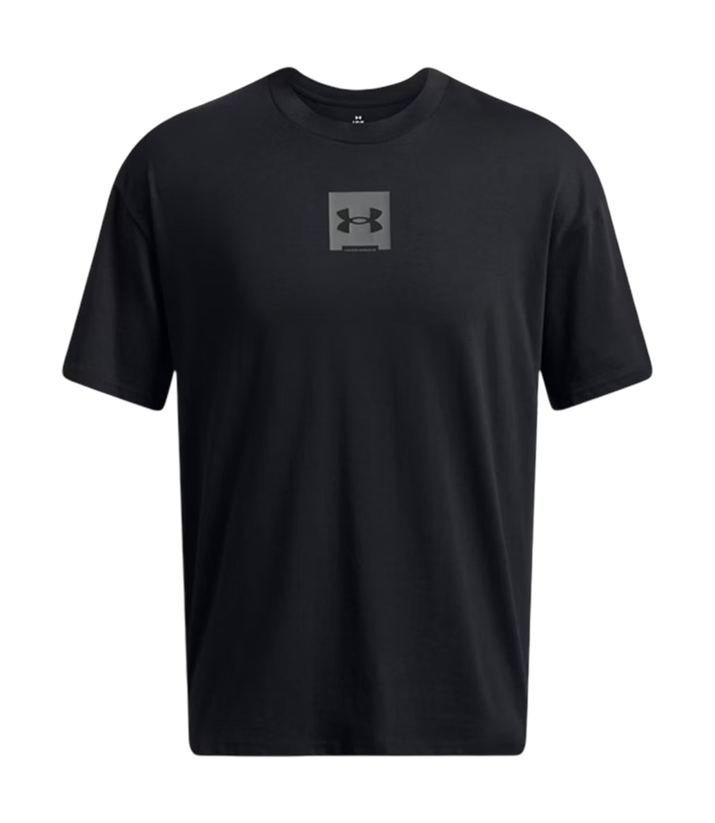 Under Armour Heavyweight Oversize SM Box Kısa Kollu T-Shirt Siyah