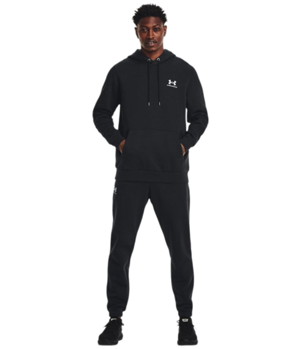 Under Armour Icon Essentials Fleece Kapüşonlu Sweatshirt Siyah