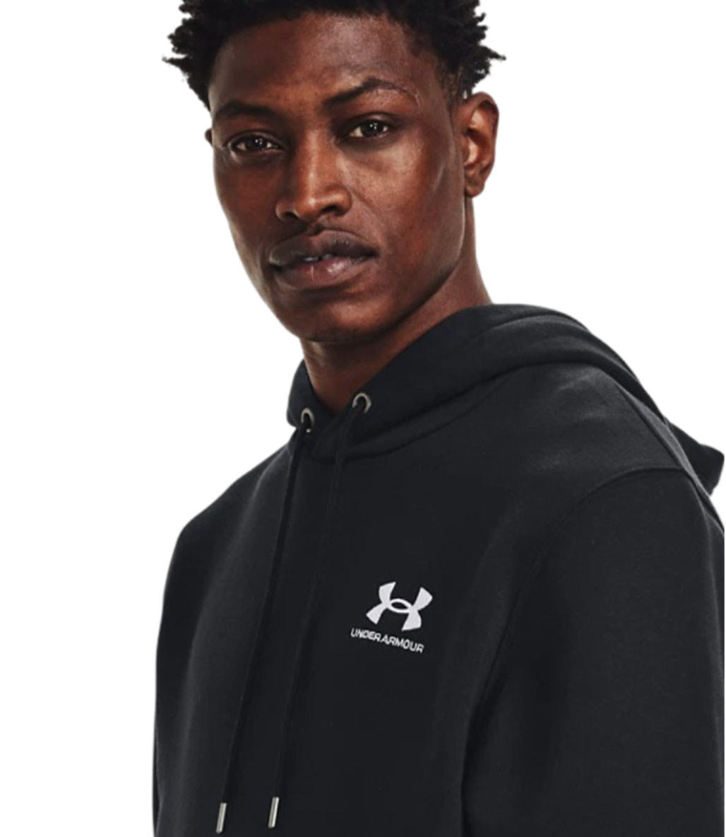 Under Armour Icon Essentials Fleece Kapüşonlu Sweatshirt Siyah