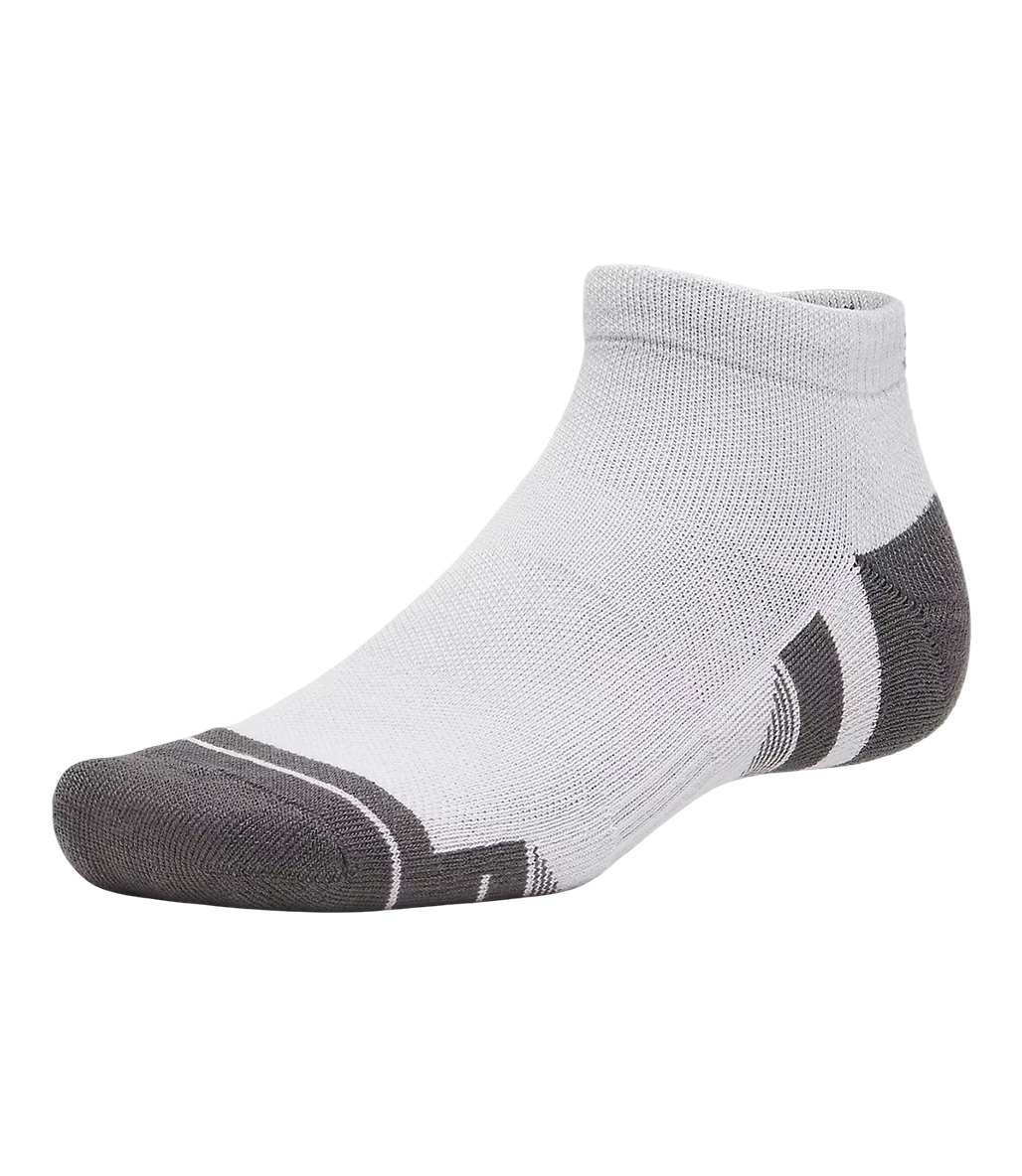 Under Armour Perf Tech 6'lı Paket Low Çorap Siyah Beyaz Gri