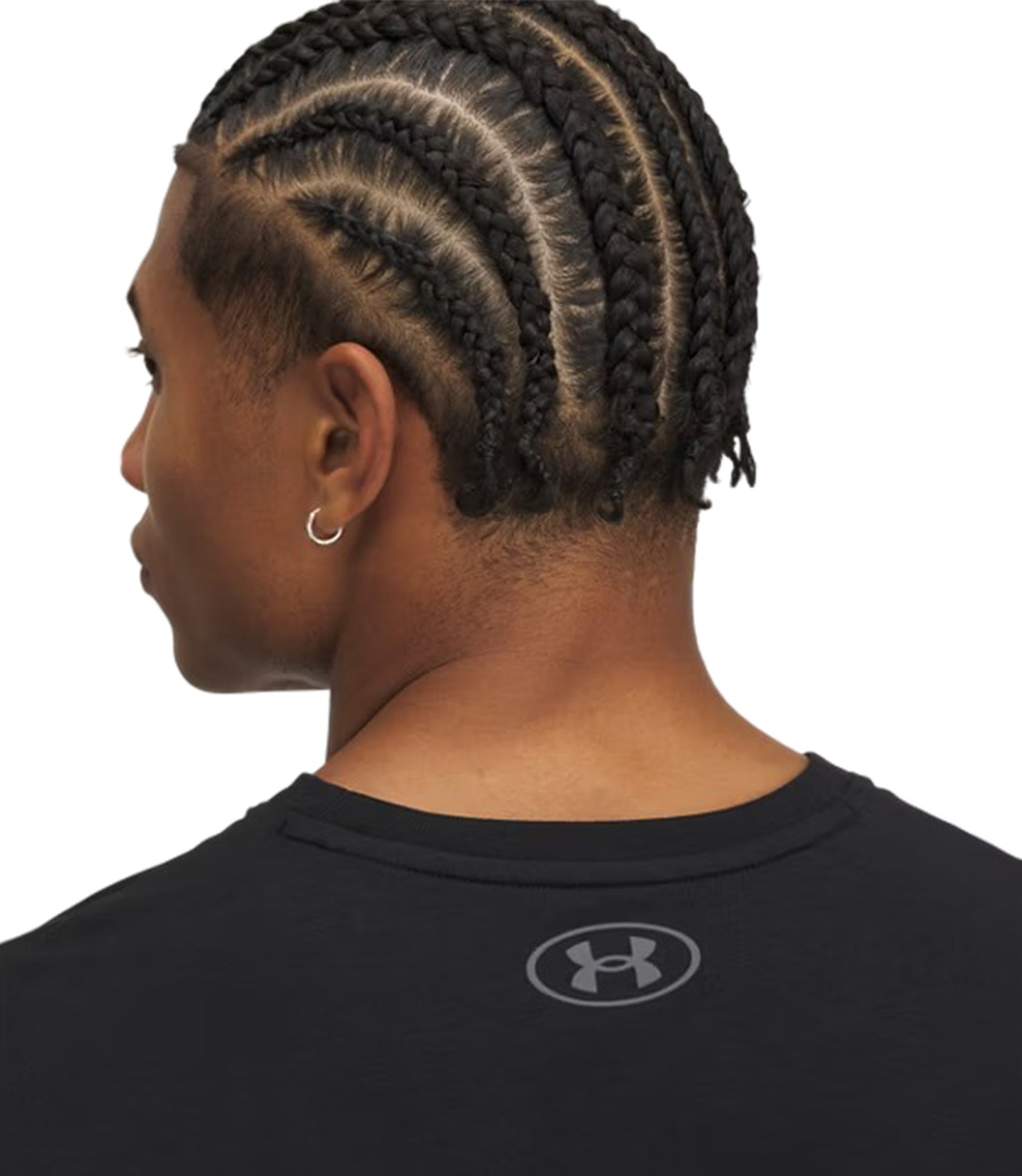 Under Armour Project Rock Cap Sleeve Kısa Kollu T-Shirt Siyah