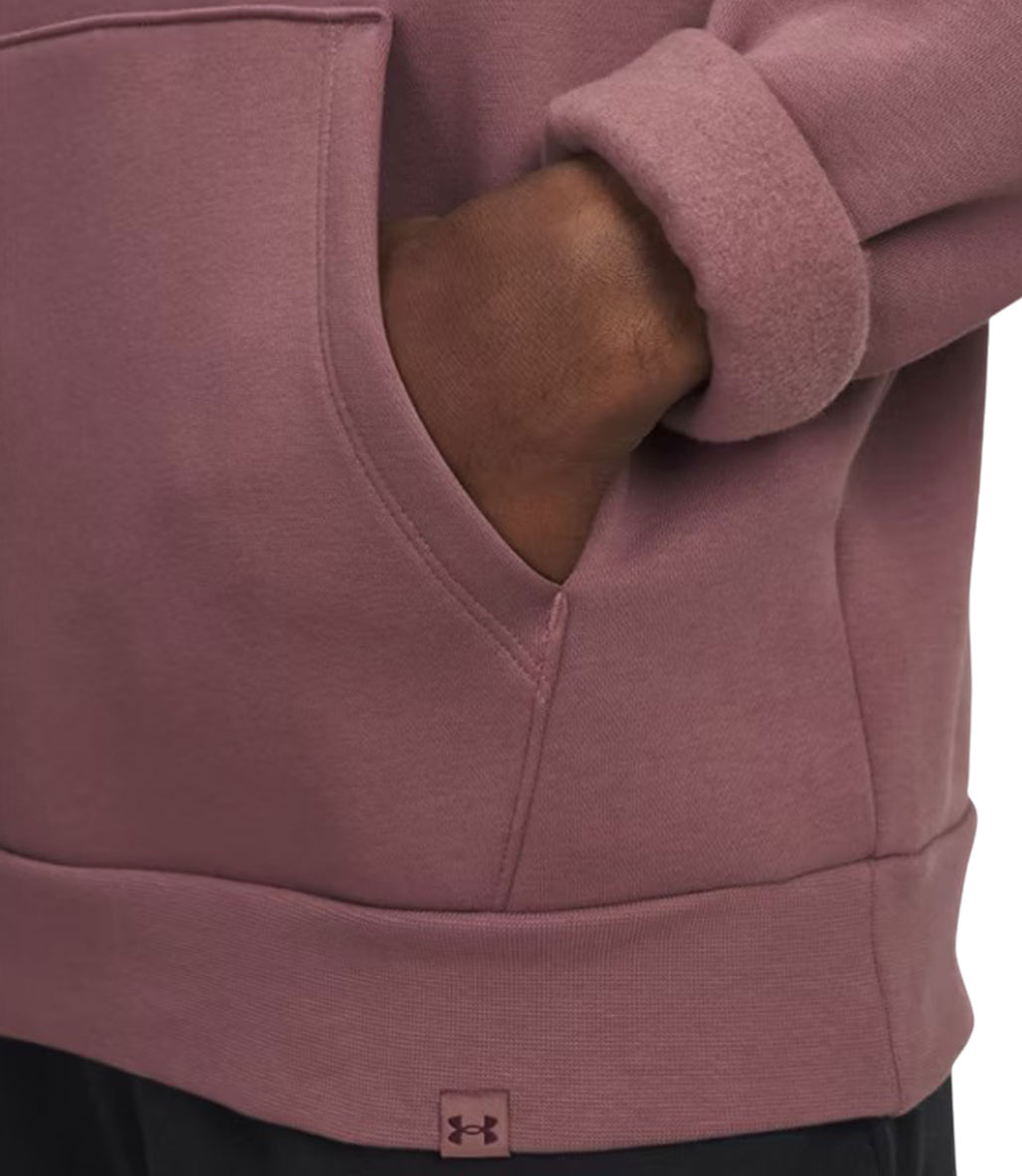 Under Armour Project Rock Icon Kapüşonlu Sweatshirt Bordo