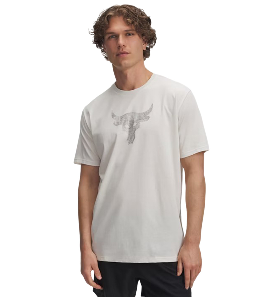 Under Armour Project Rock Payoff Graphic Kısa Kollu T-Shirt Beyaz