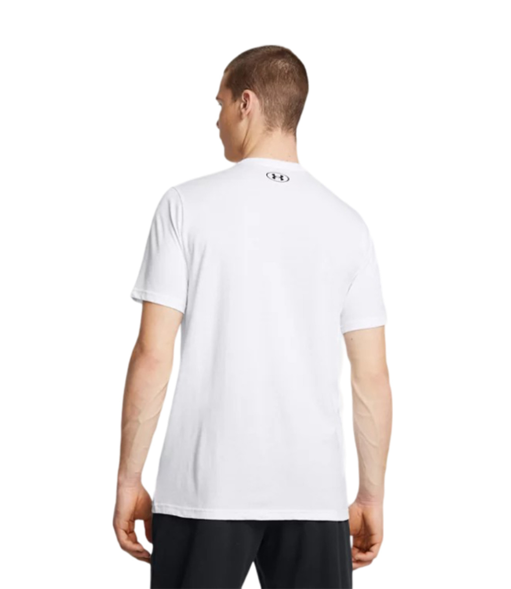 Under Armour Project Rock Payoff Graphic Kısa Kollu T-Shirt Beyaz Siyah