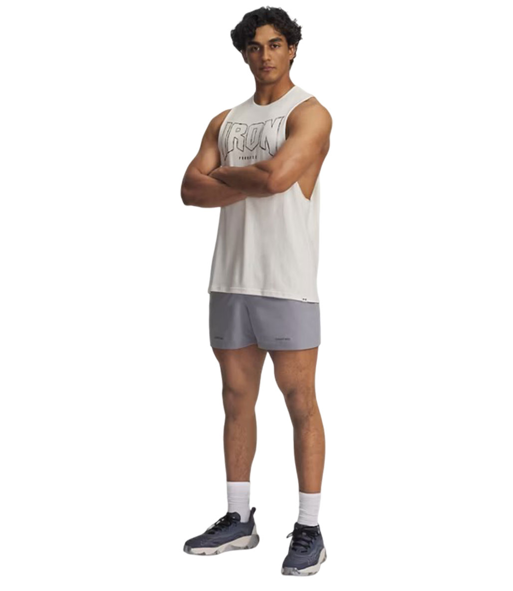 Under Armour Project Rock Tank Atlet Gri