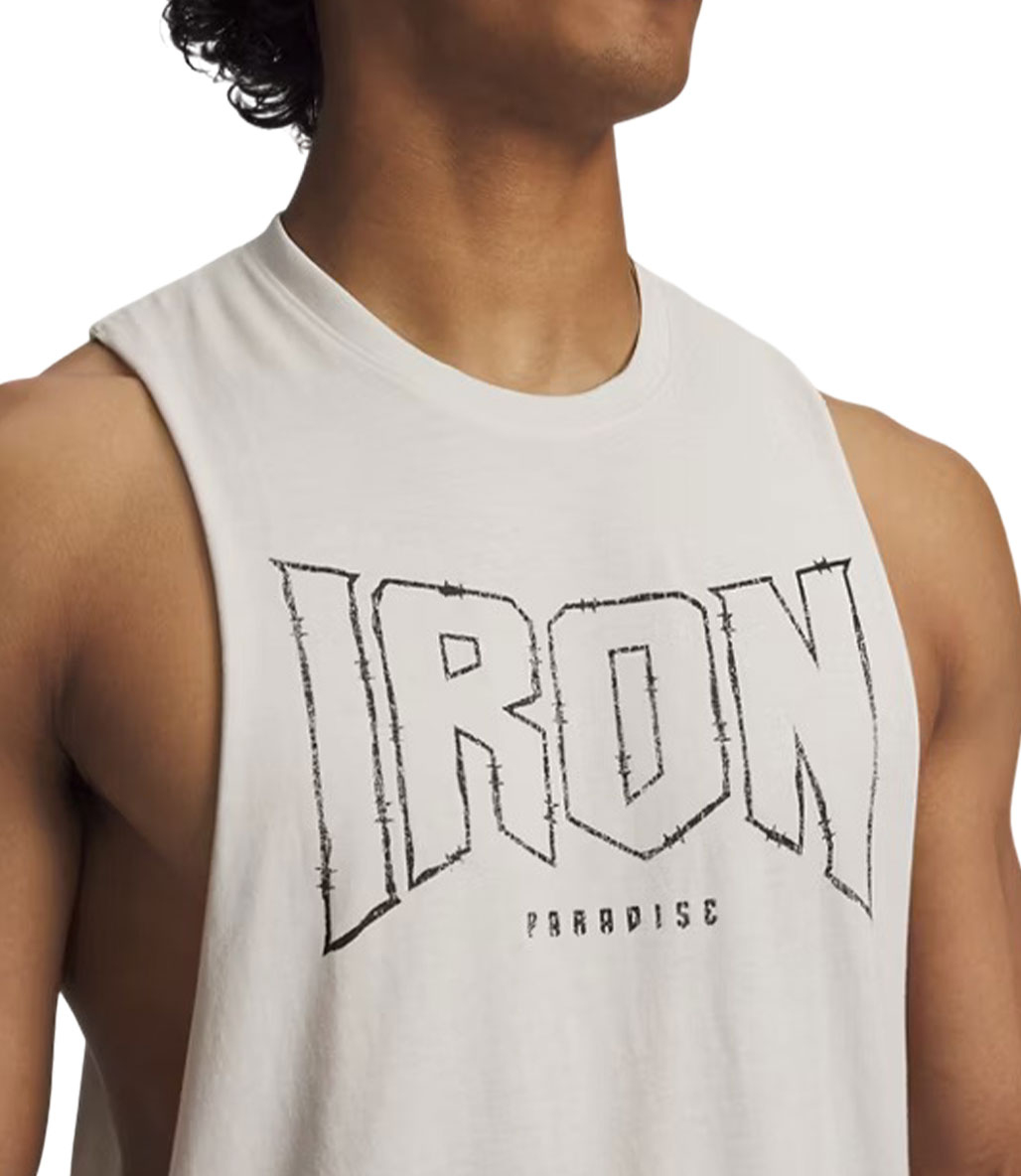 Under Armour Project Rock Tank Atlet Gri