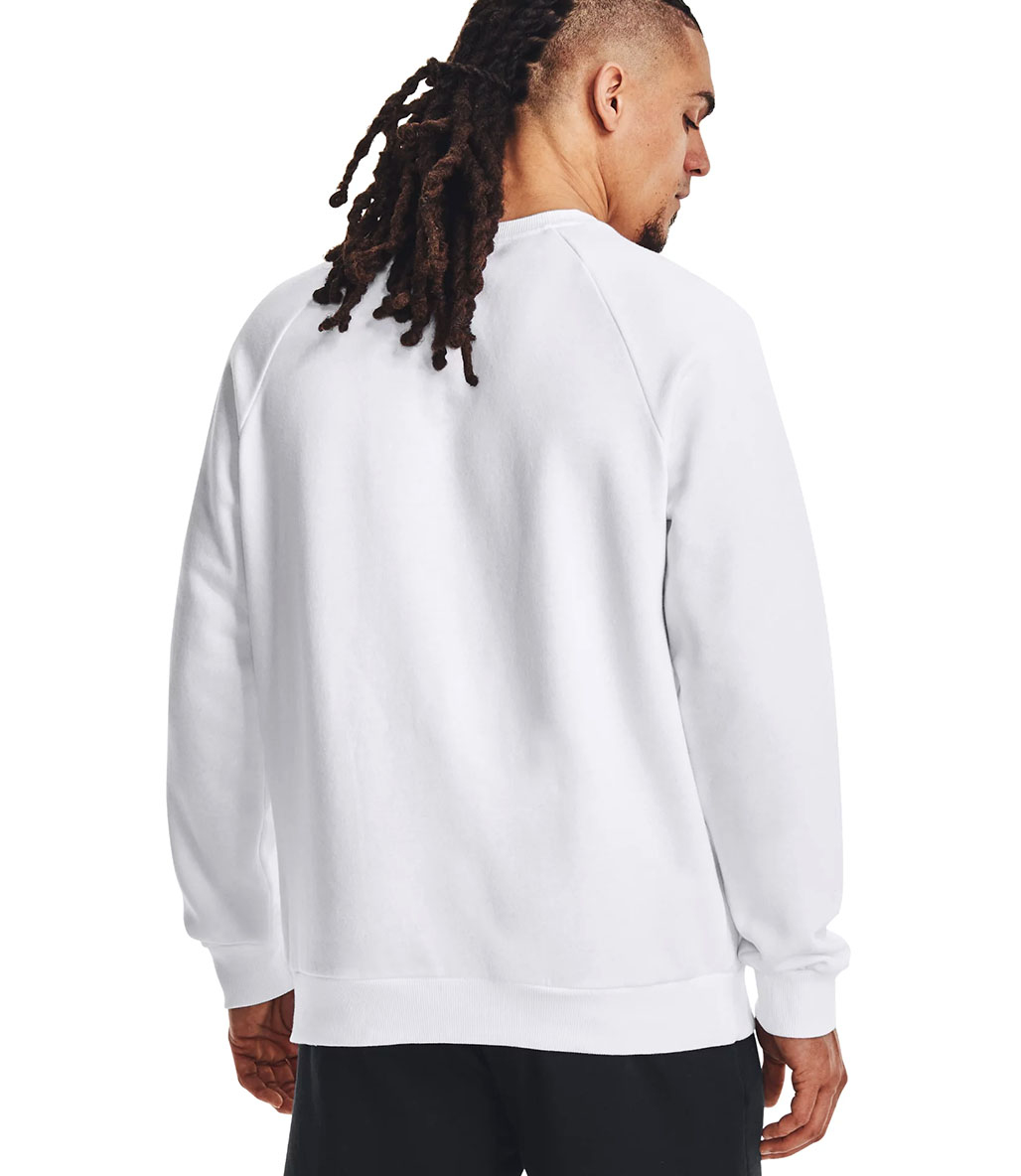 Under Armour Rival Fleece Crew Sweatshirt Beyaz