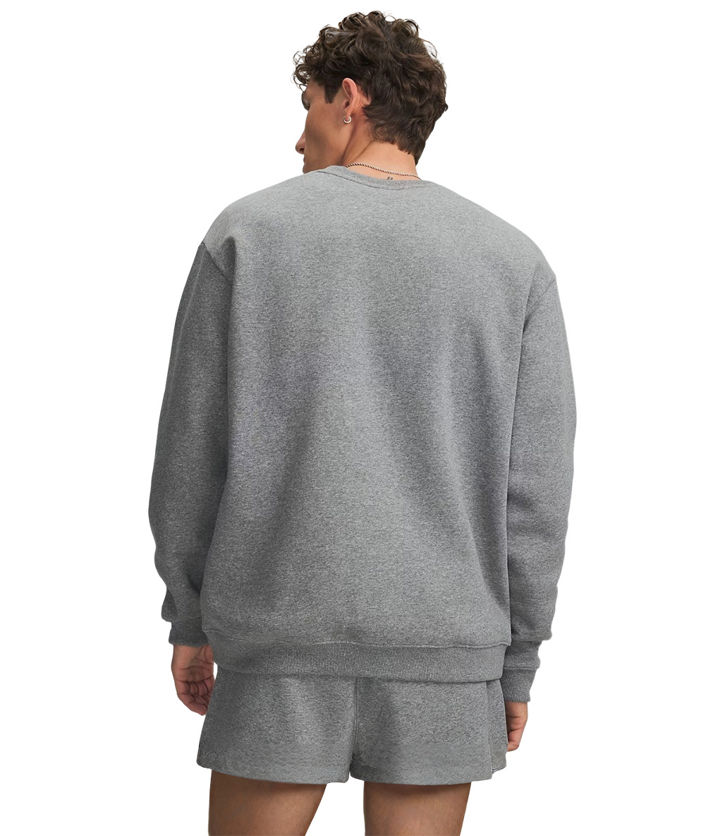 Under Armour Rival Fleece Crew Sweatshirt Gri Beyaz
