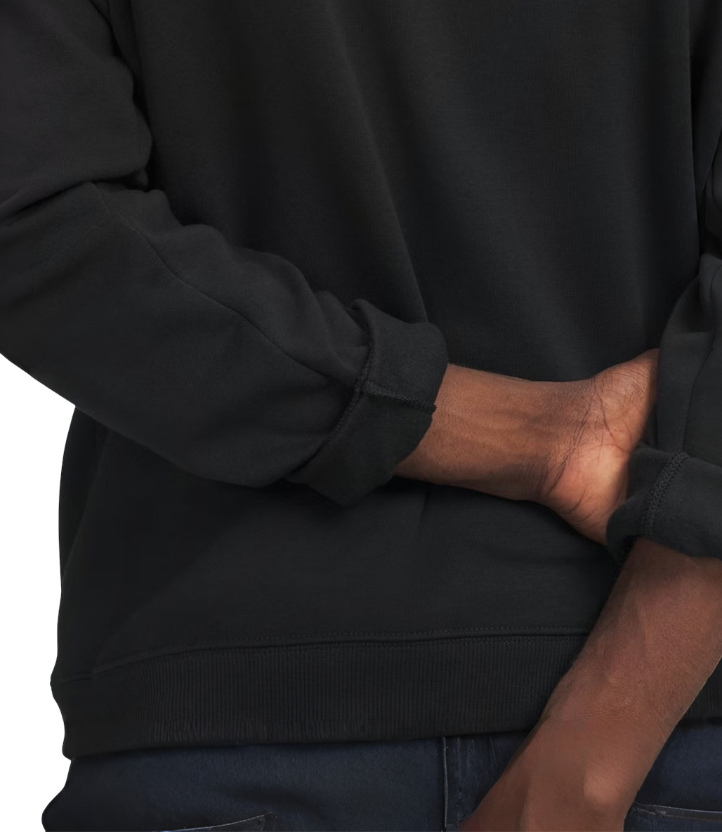 Under Armour Rival Fleece Crew Sweatshirt Siyah Beyaz