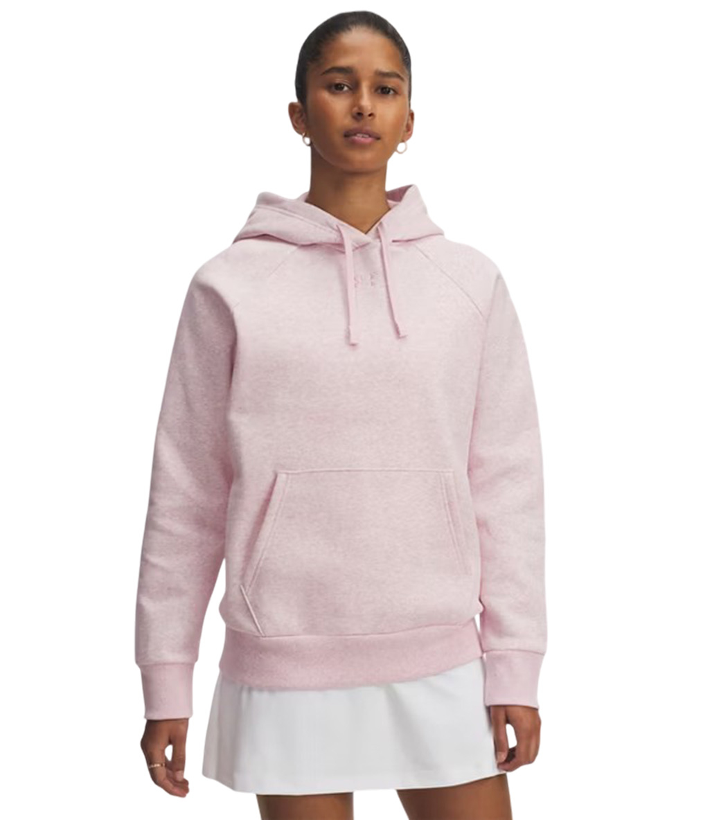 Under Armour Rival Fleece Kadın Kapüşonlu Sweatshirt Pembe