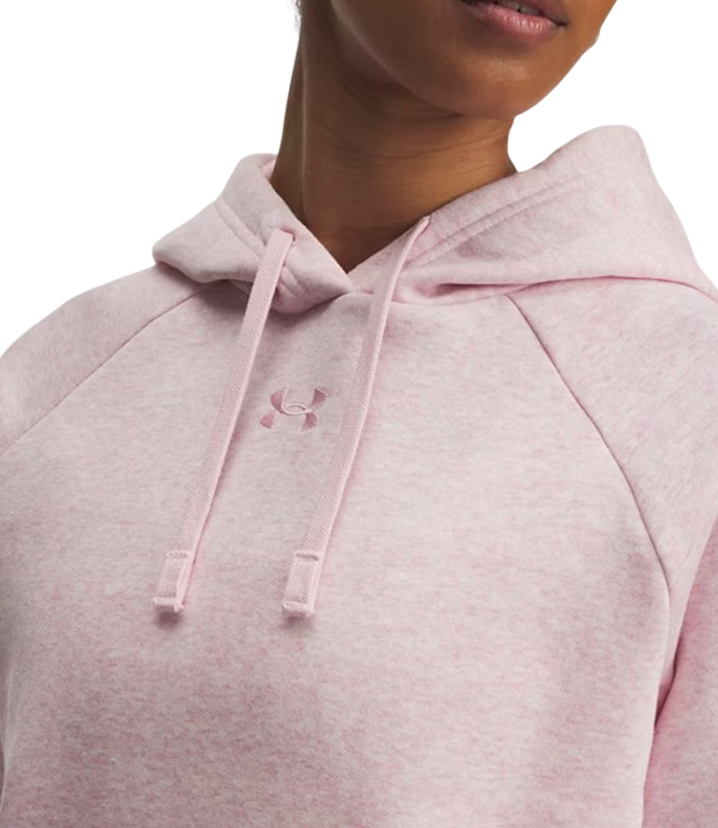Under Armour Rival Fleece Kadın Kapüşonlu Sweatshirt Pembe