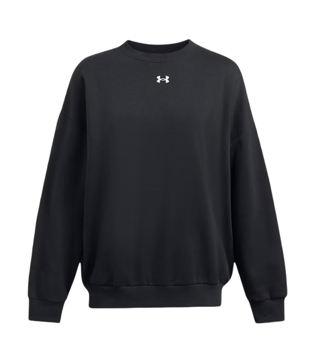 Under Armour Rival Fleece Kadın Oversize Sweatshirt Siyah