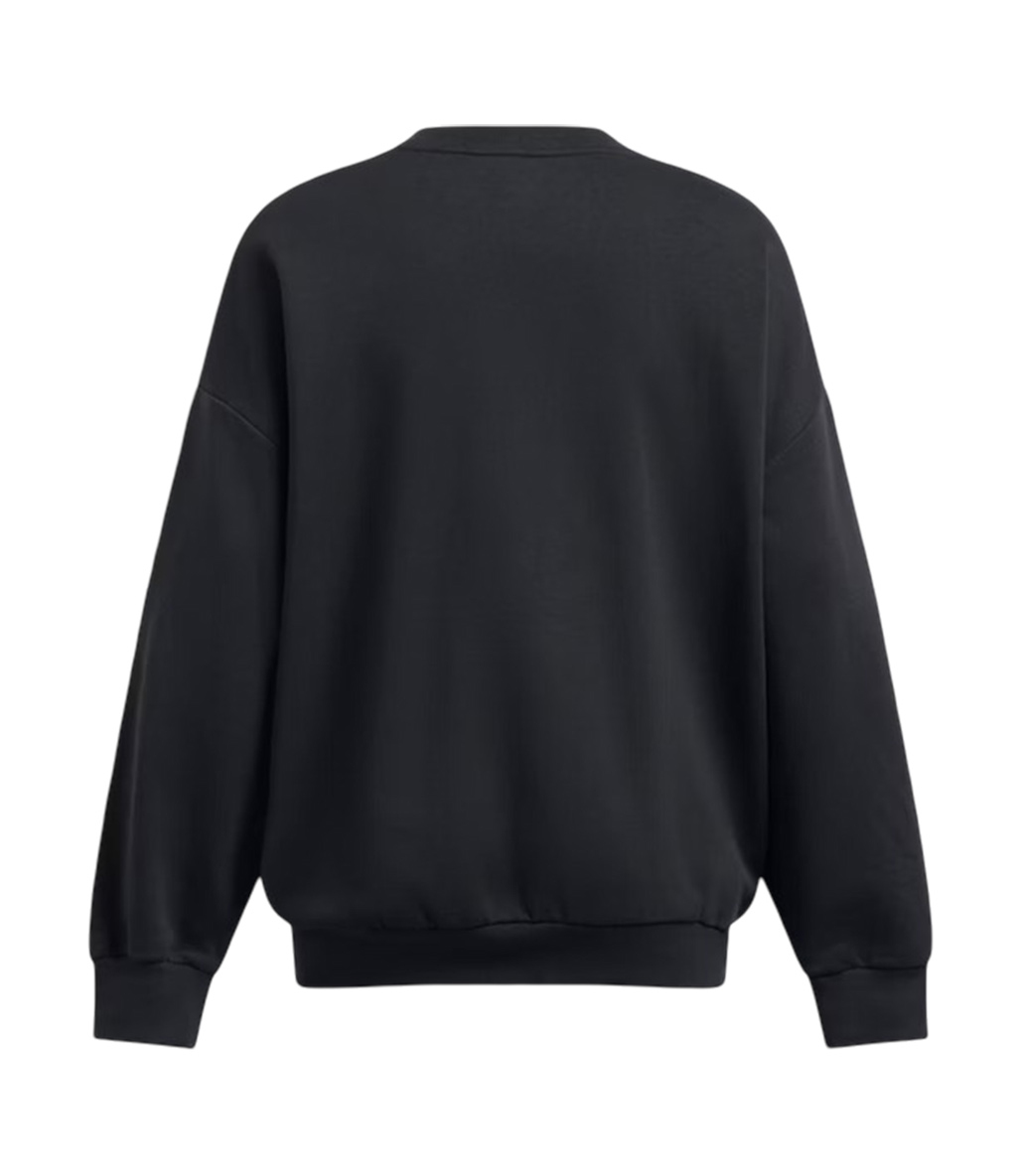 Under Armour Rival Fleece Kadın Oversize Sweatshirt Siyah