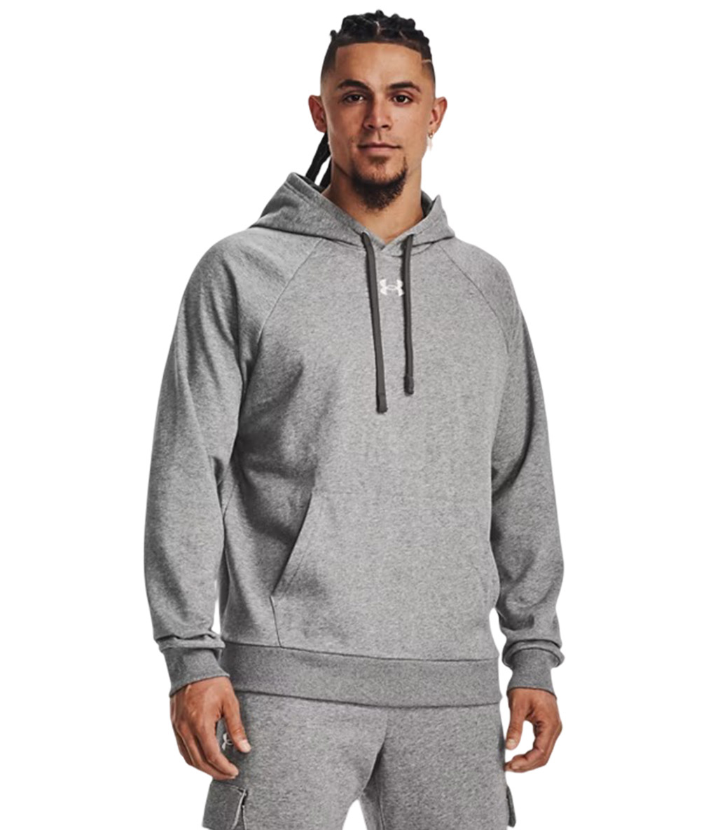 Under Armour Rival Fleece Kapüşonlu Sweatshirt Gri