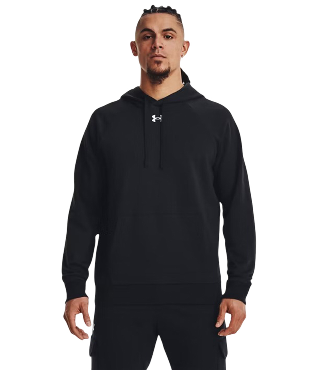 Under Armour Rival Fleece Kapüşonlu Sweatshirt Siyah