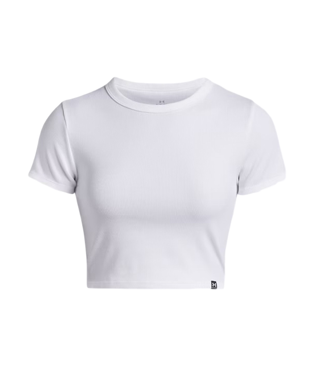 Under Armour Rival Rib Kadın Baby T-Shirt Beyaz