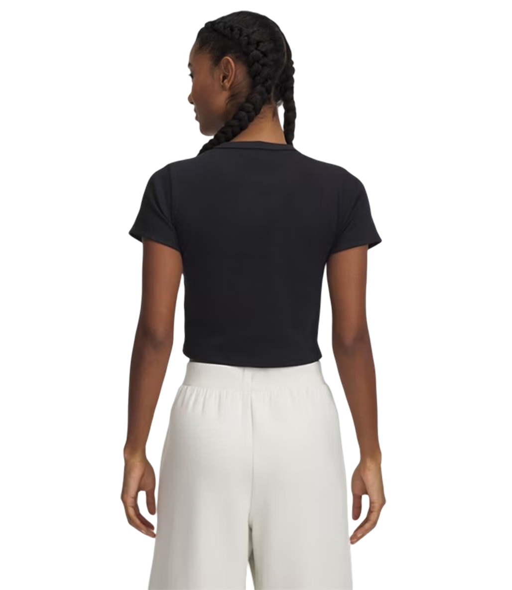 Under Armour Rival Rib Kadın Baby T-Shirt Siyah