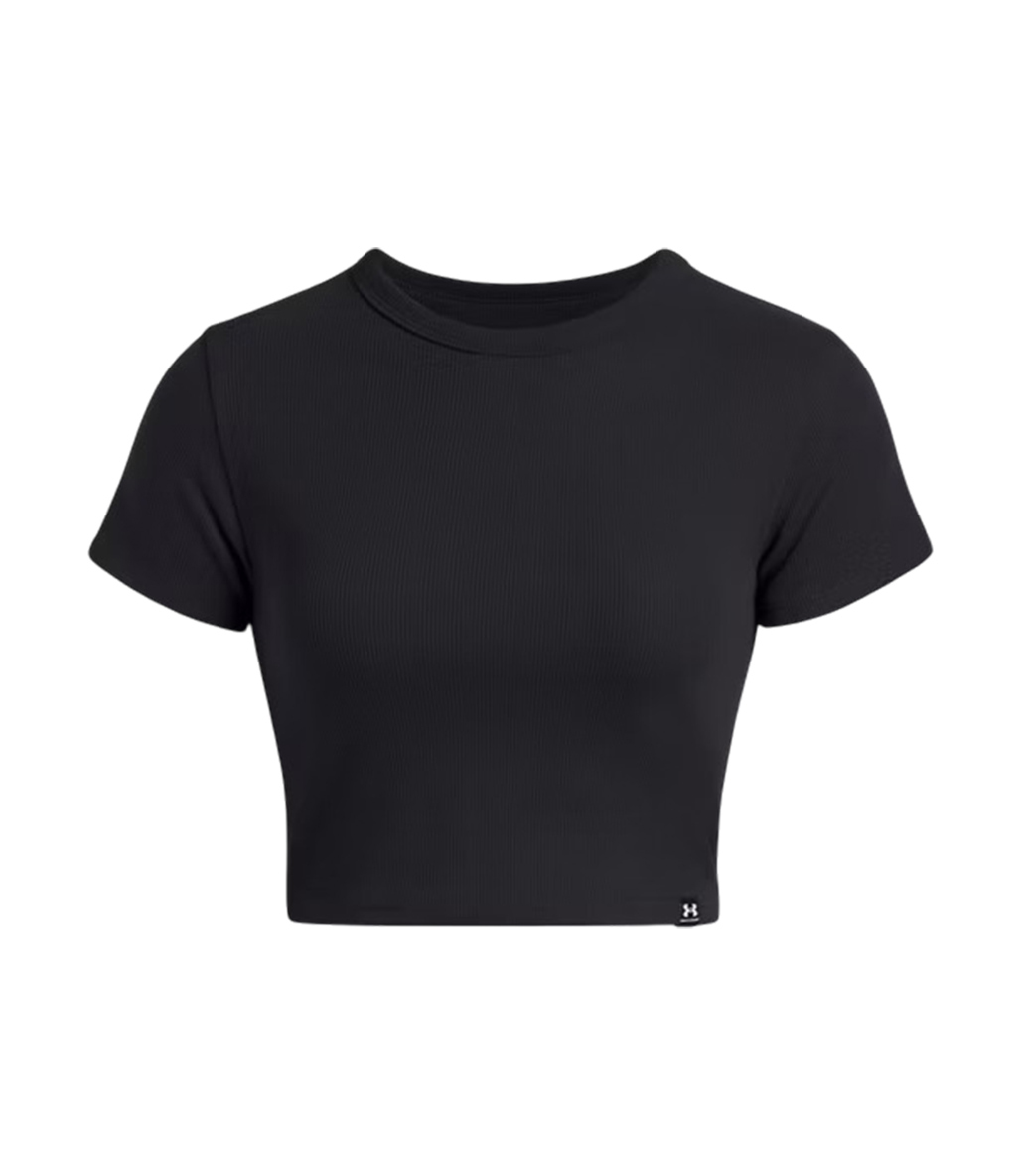 Under Armour Rival Rib Kadın Baby T-Shirt Siyah