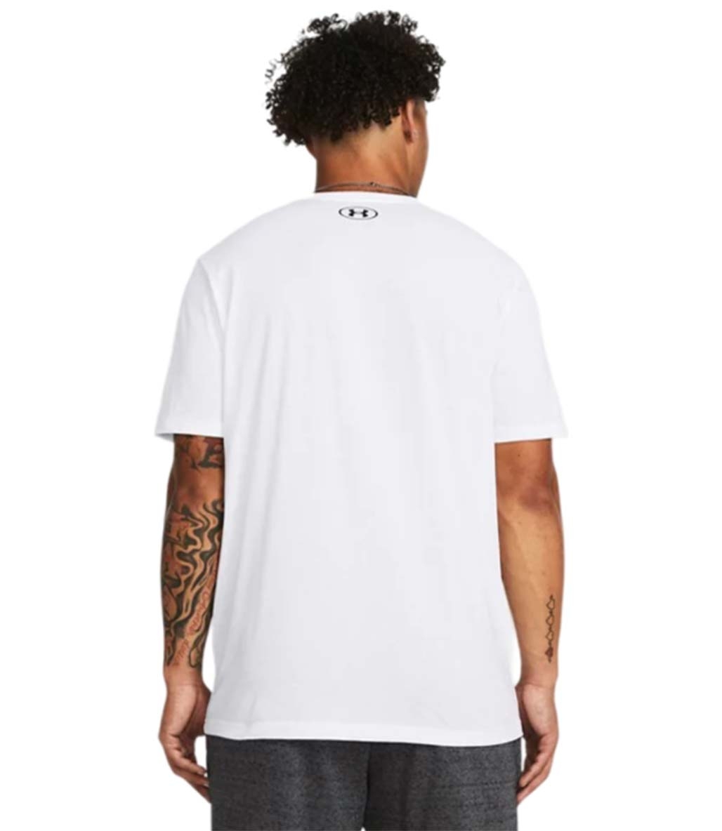 Under Armour Sportstyle Logo Update Kısa Kollu T-Shirt Beyaz