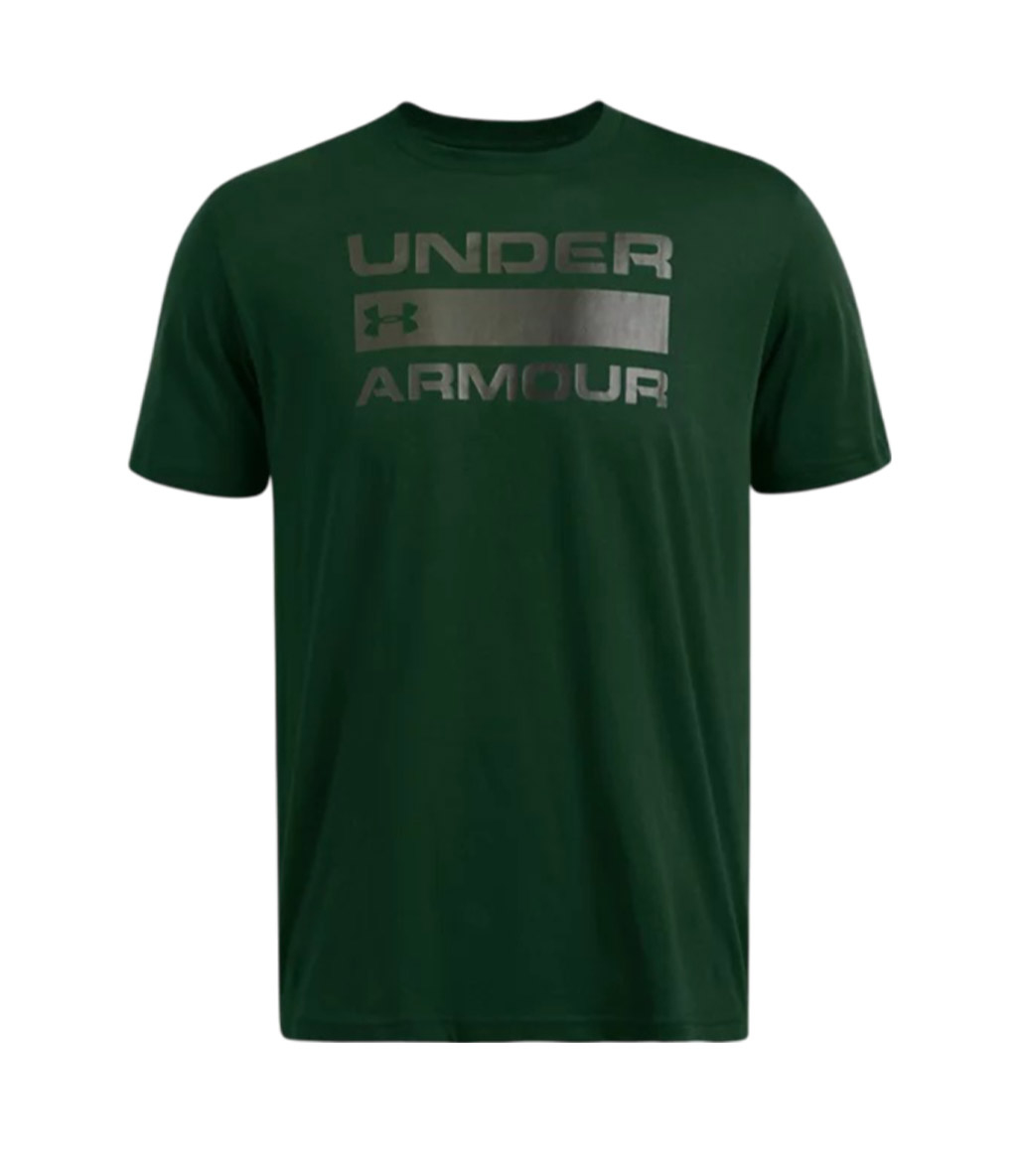 Under Armour Team Issue Wordmark T-Shirt Koyu Yeşil
