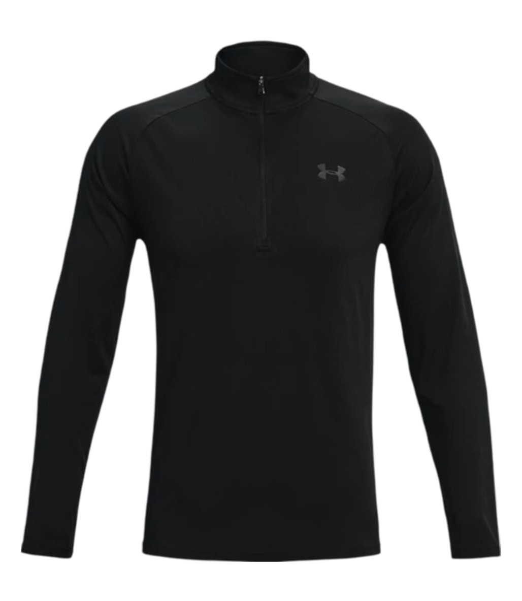 Under Armour Tech 1/2 Zip Yarım Fermuarlı Sweatshirt Siyah