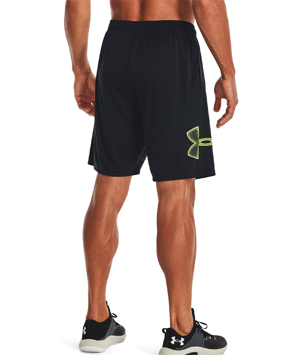 Under Armour Tech Graphic Şort Siyah Yeşil