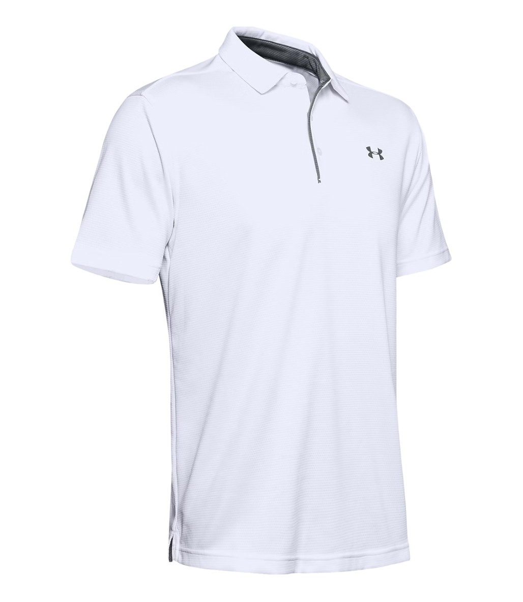 Under Armour Tech Polo Kısa Kollu T-Shirt Beyaz