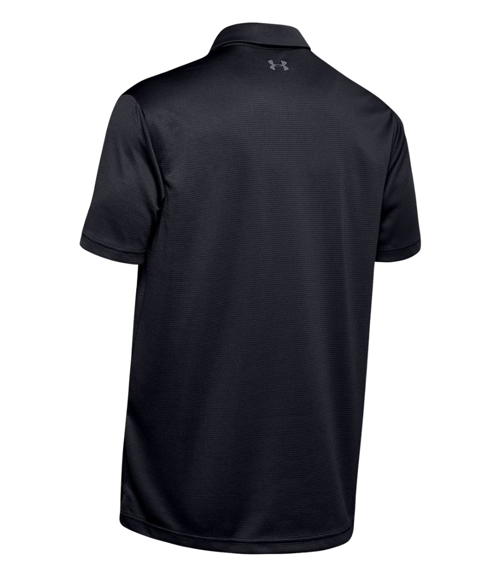 Under Armour Tech Polo Kısa Kollu T-Shirt Siyah