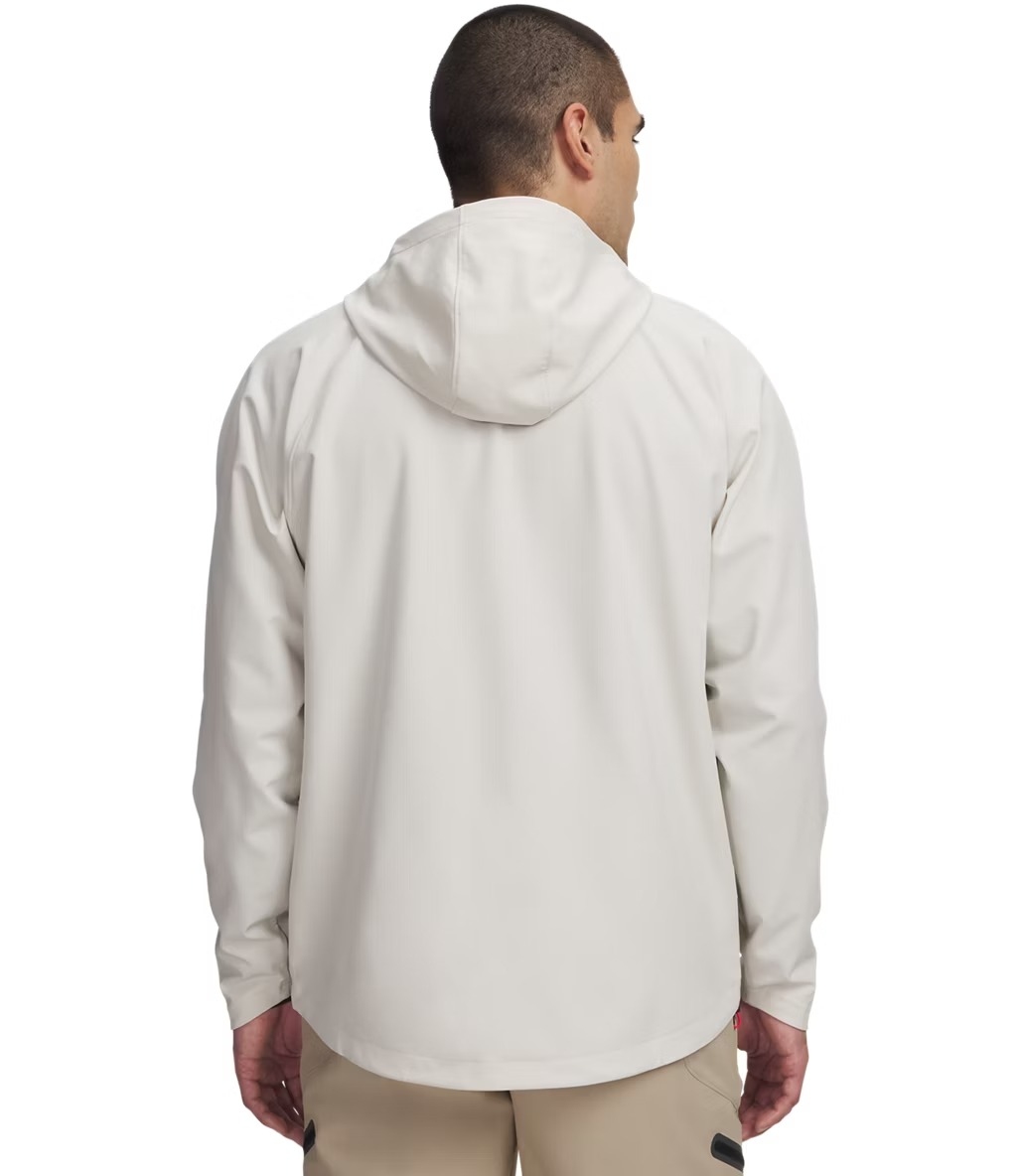 Under Armour Unstoppable Kapüşonlu Fermuarlı Sweatshirt Bej