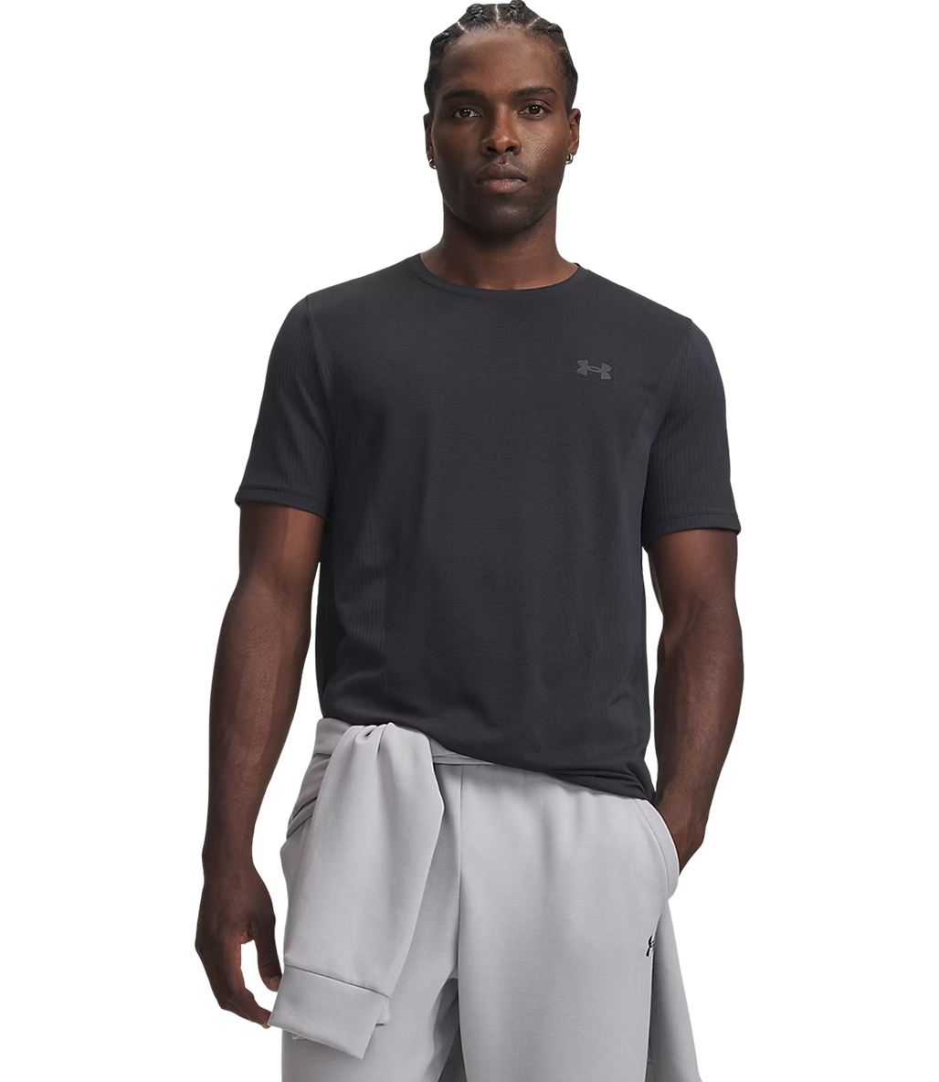 Under Armour Vanish Seamless Kısa Kollu T-Shirt Siyah