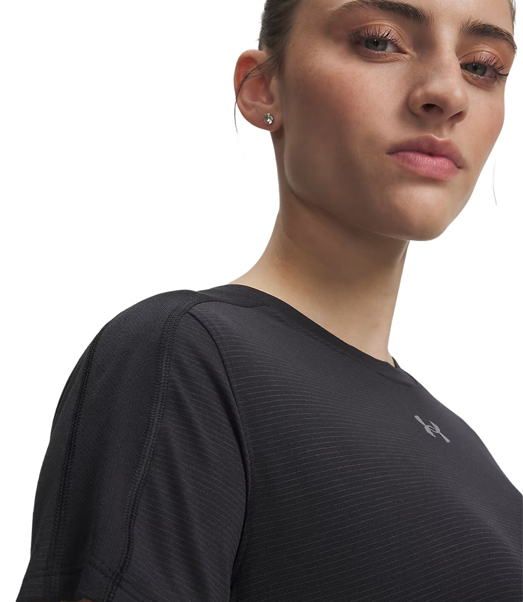 Under Armour Velociti Reflect Kadın Kısa Kollu T-Shirt Siyah