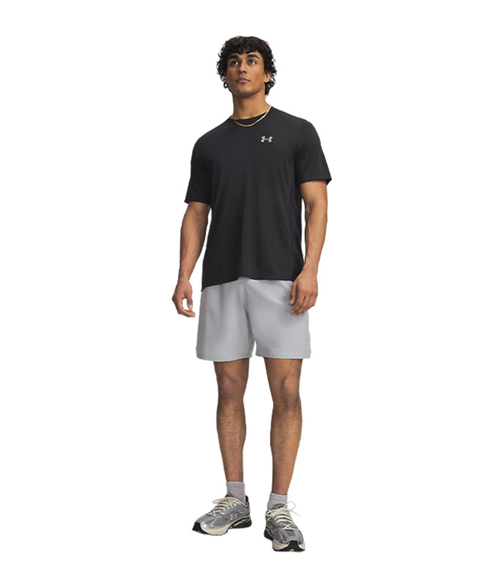 Under Armour Woven Wordmark Şort Açık Gri