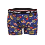 John Frank Dijital Baskılı Boxer Çok Renkli - Chips 