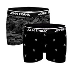 John Frank İkili Monochrome Boxer Çok Renkli 