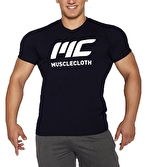 MuscleCloth Basic T-Shirt Lacivert