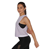 MuscleCloth Performance Kolsuz T-Shirt Lila