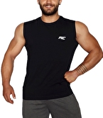 MuscleCloth Training Kolsuz T-Shirt Siyah