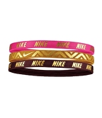 Nike Printed Metallic Headbands 3'lü Saç Bandı Çok Renkli