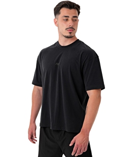 MuscleCloth Basic Oversize T-Shirt Siyah